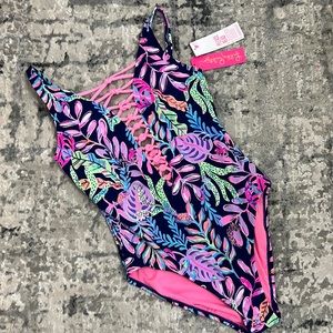 NWT Lilly Pulitzer Isle Lattice Swim
